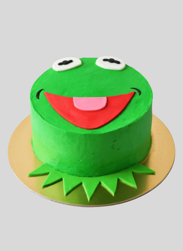Admirable Kermit The Frog Cake Design