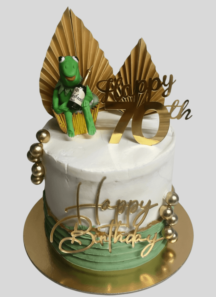 Angelic Kermit The Frog Cake