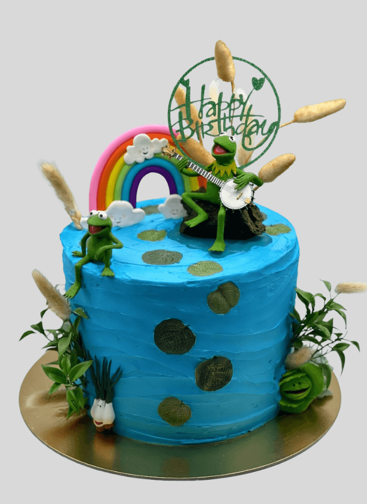 Beauteous Kermit The Frog Cake