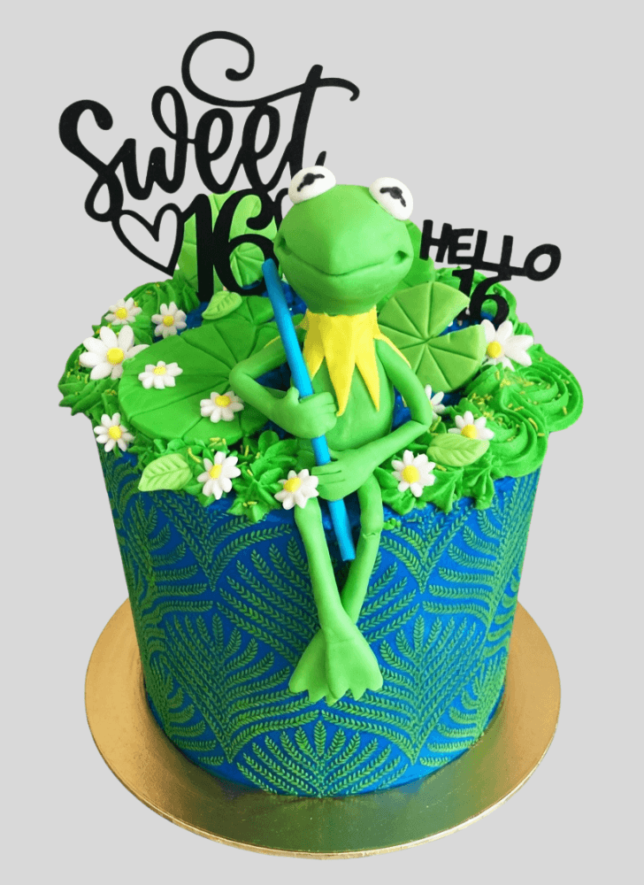 Charming Kermit The Frog Cake