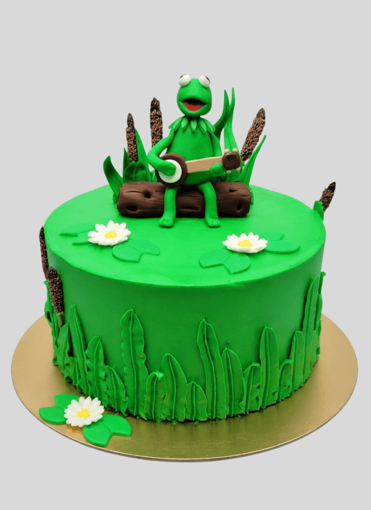 Classy Kermit The Frog Cake