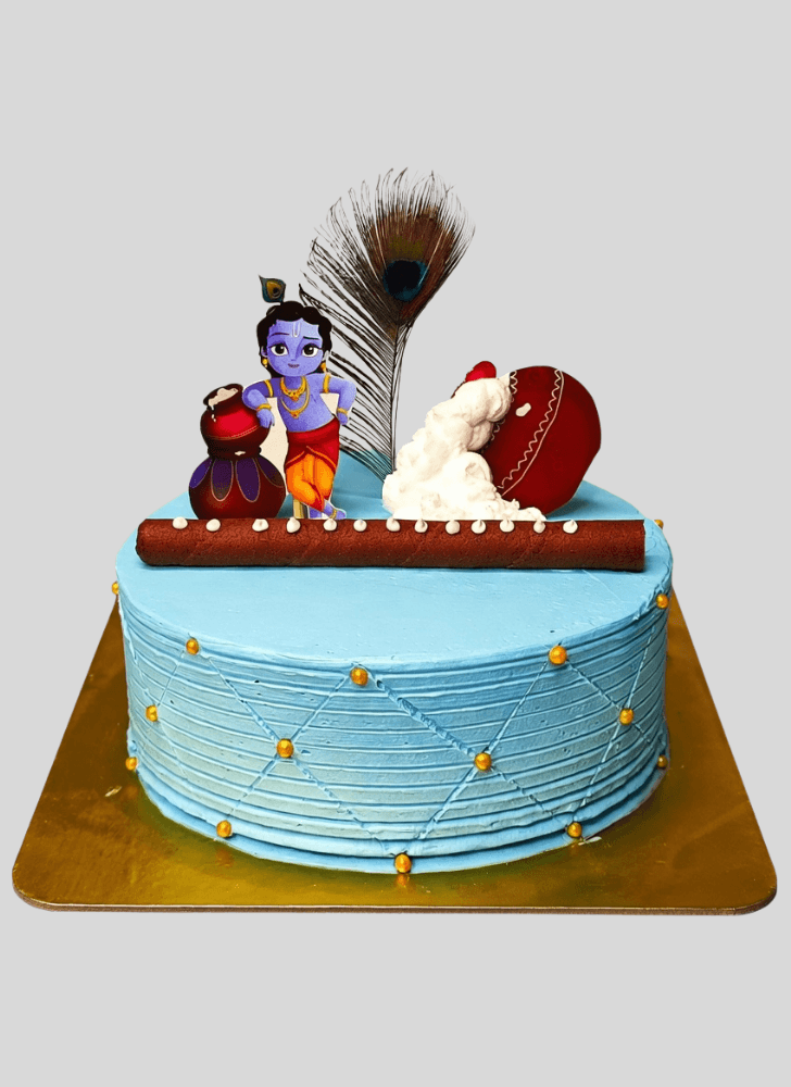 Alluring Little Krishna Cake