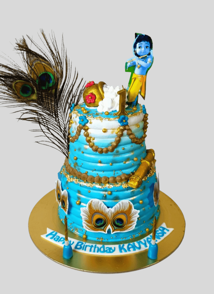 Angelic Little Krishna Cake