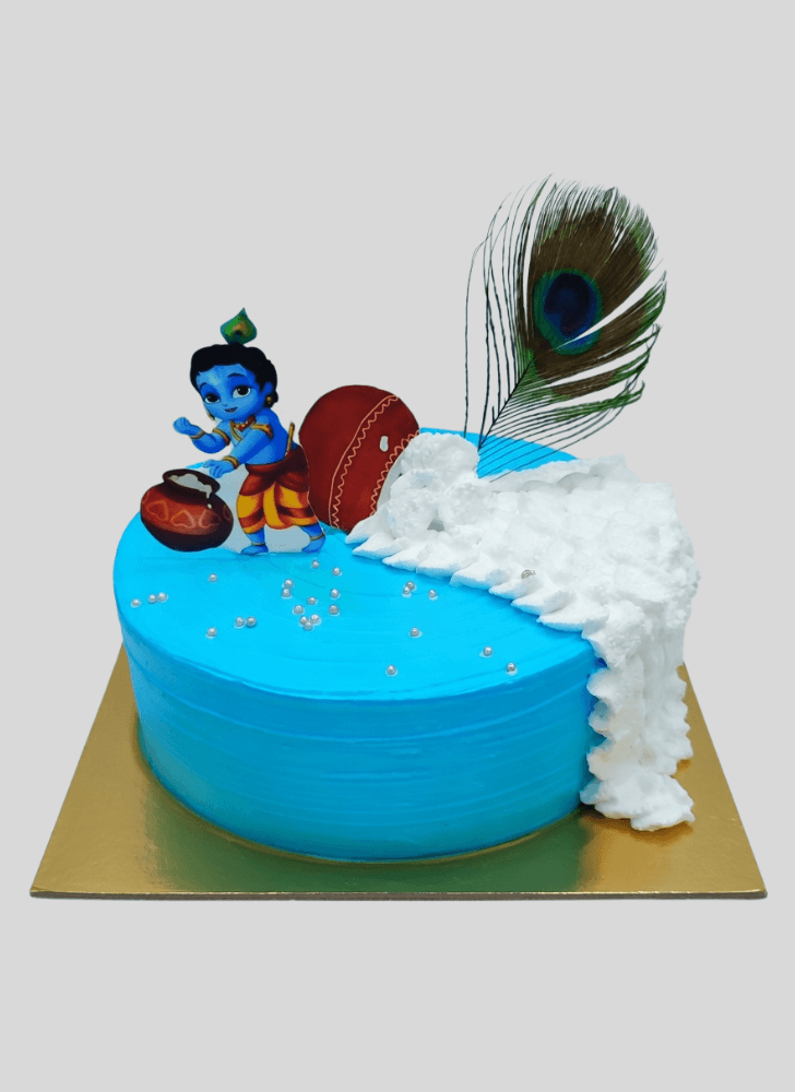 Appealing Little Krishna Cake