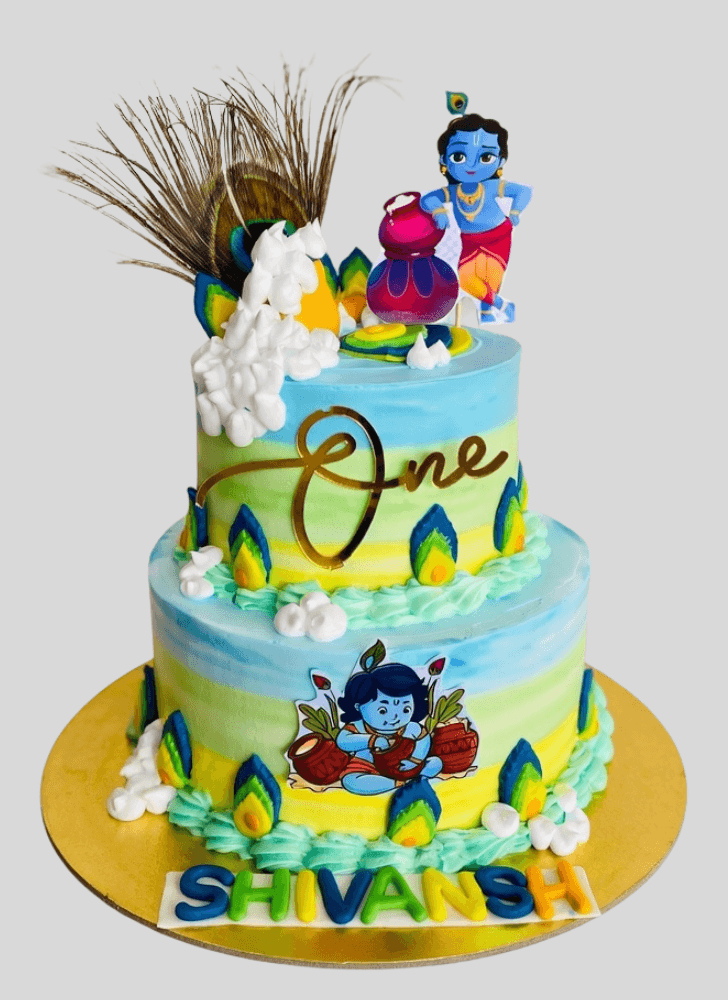 Captivating Little Krishna Cake