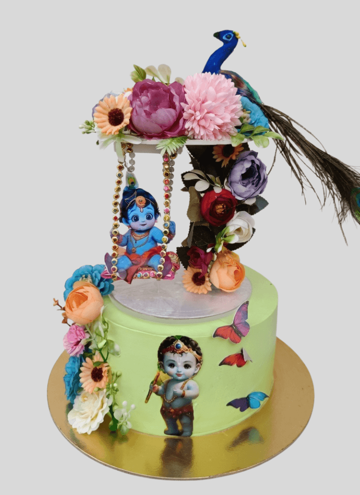 Charming Little Krishna Cake