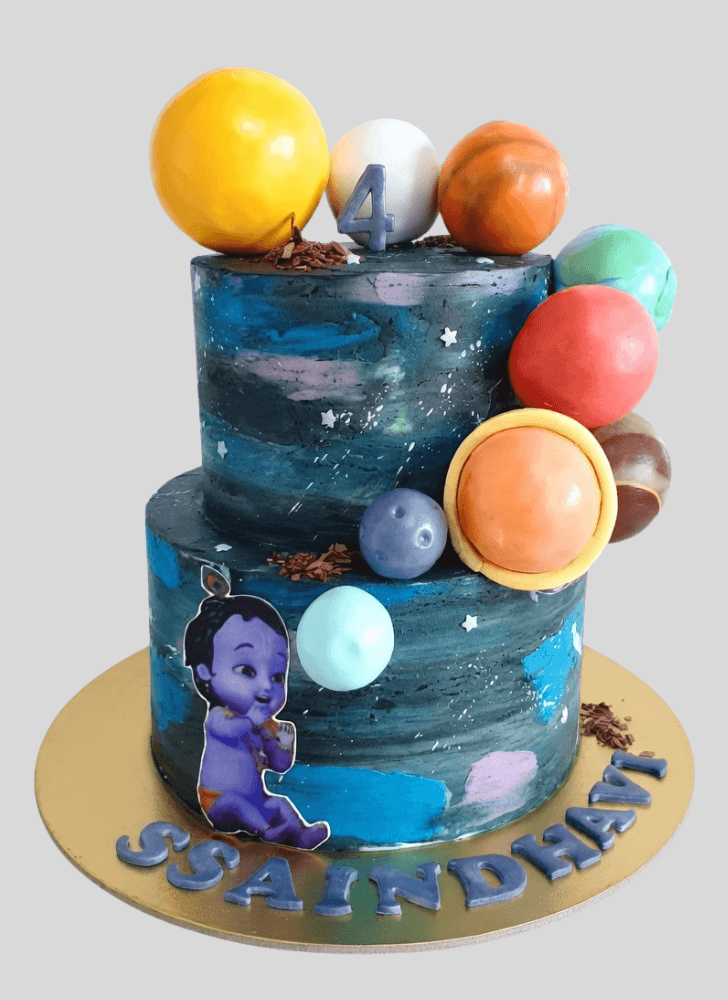 Delightful Little Krishna Cake