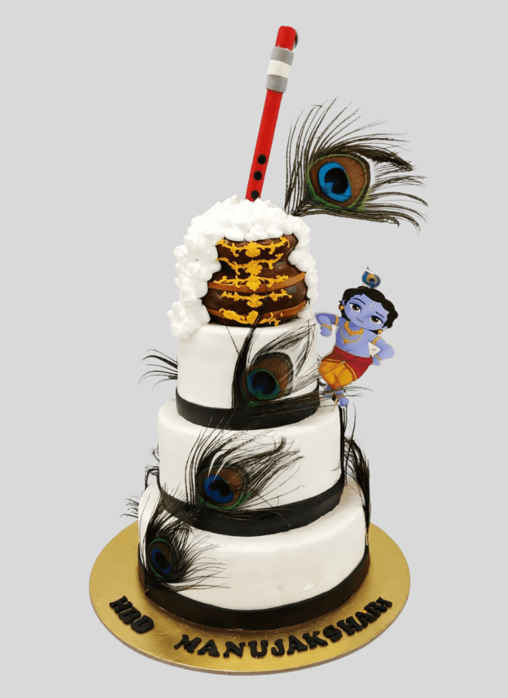 Elegant Little Krishna Cake