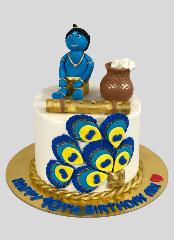 Radiant Little Krishna Cake