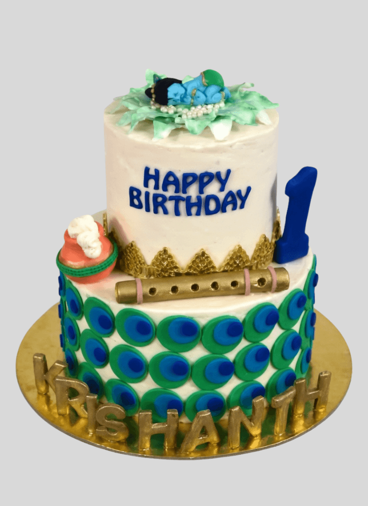 Slightly Little Krishna Cake