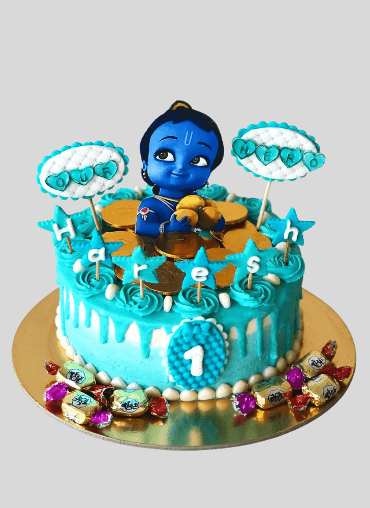Splendid Little Krishna Cake