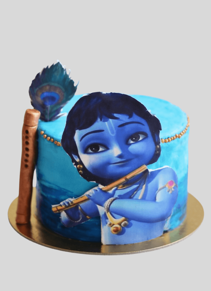 Stunning Little Krishna Cake