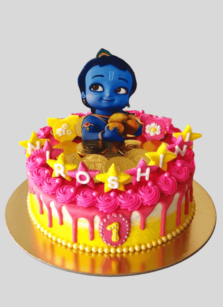 Wonderful Little Krishna Cake Design