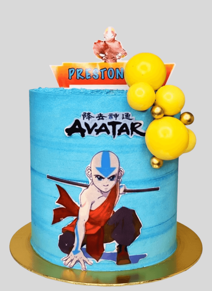 Alluring Aang Cake