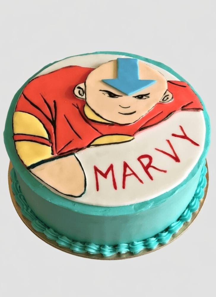 Appealing Aang Cake