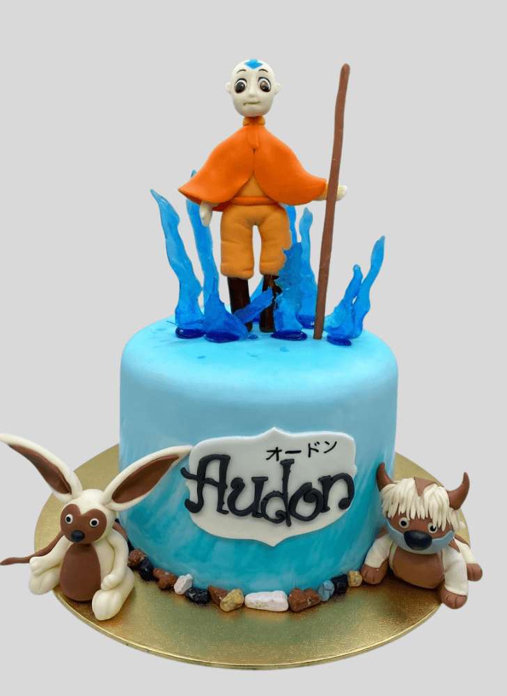 Charming Aang Cake