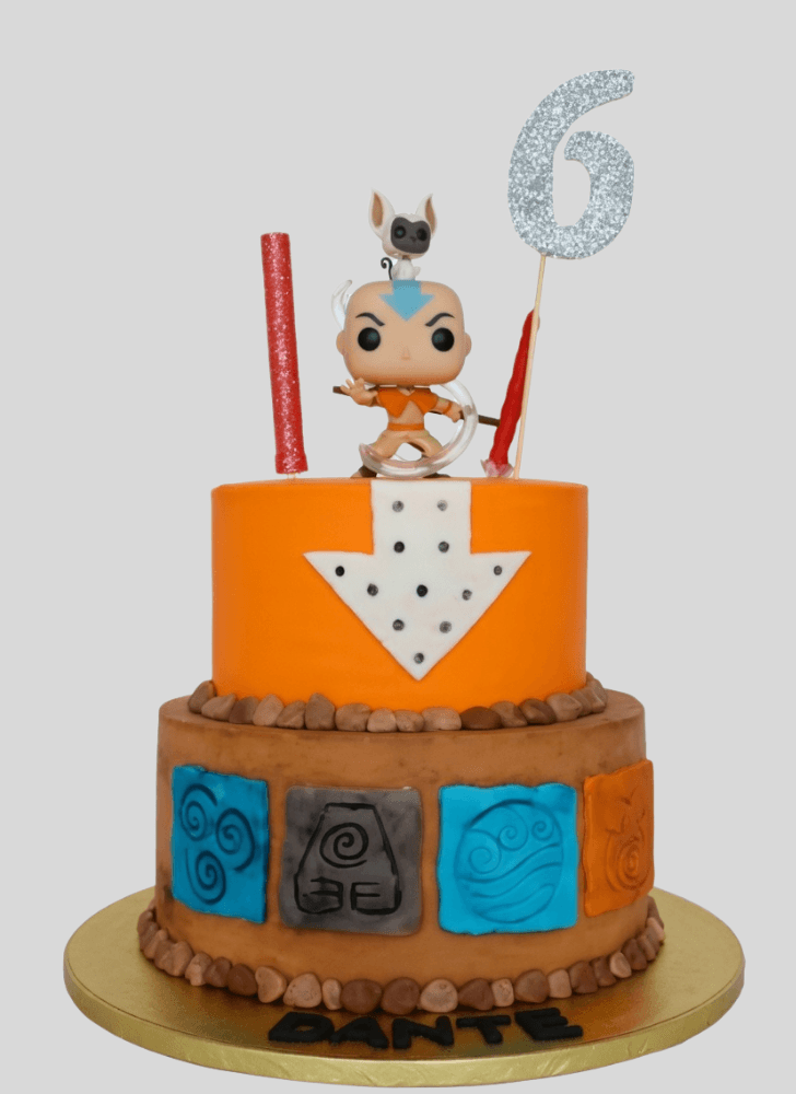 Excellent Aang Cake