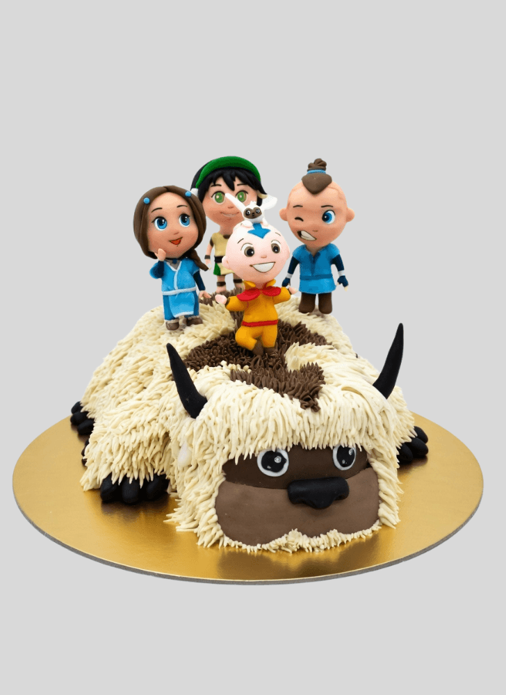 Gorgeous Aang Cake