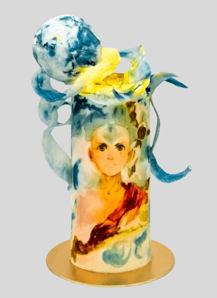 Graceful Aang Cake