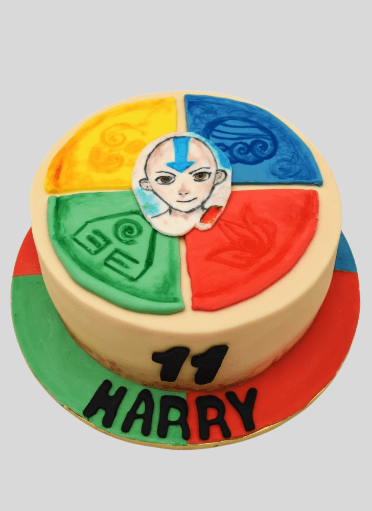 Magnificent Aang Cake