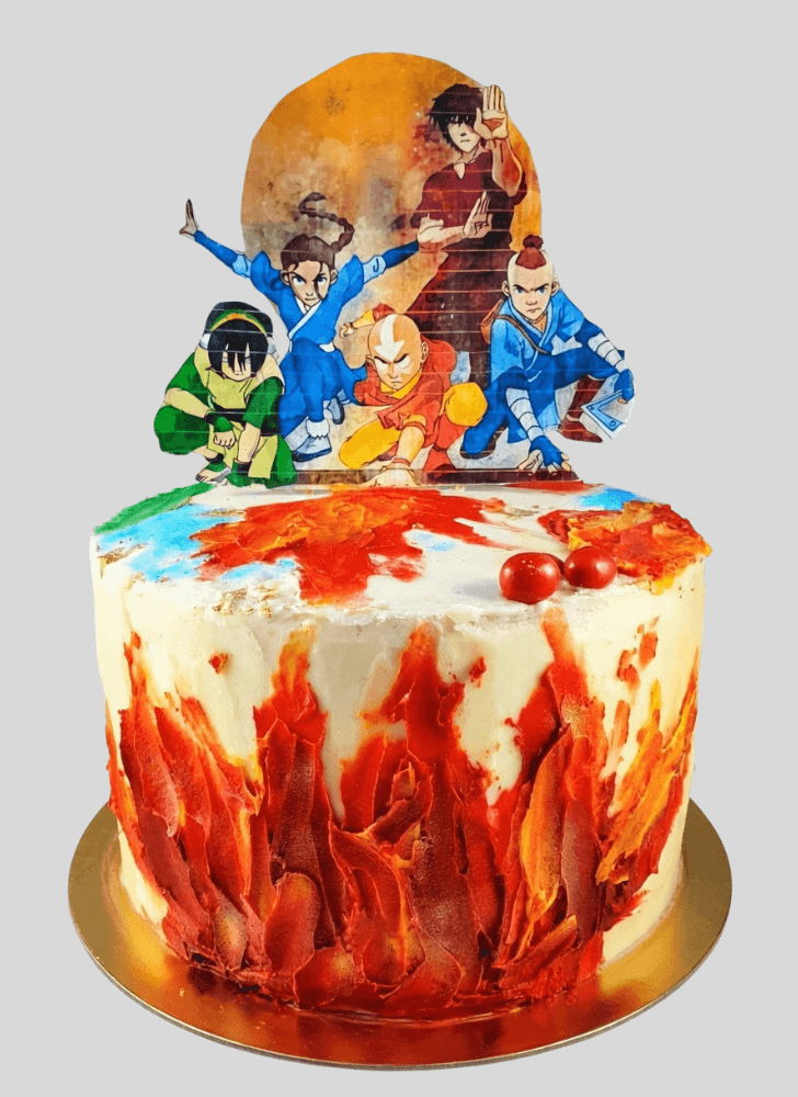 Pleasing Aang Cake
