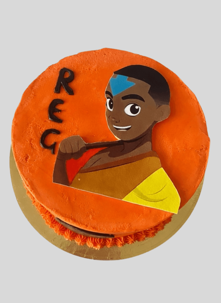 Resplendent Aang Cake