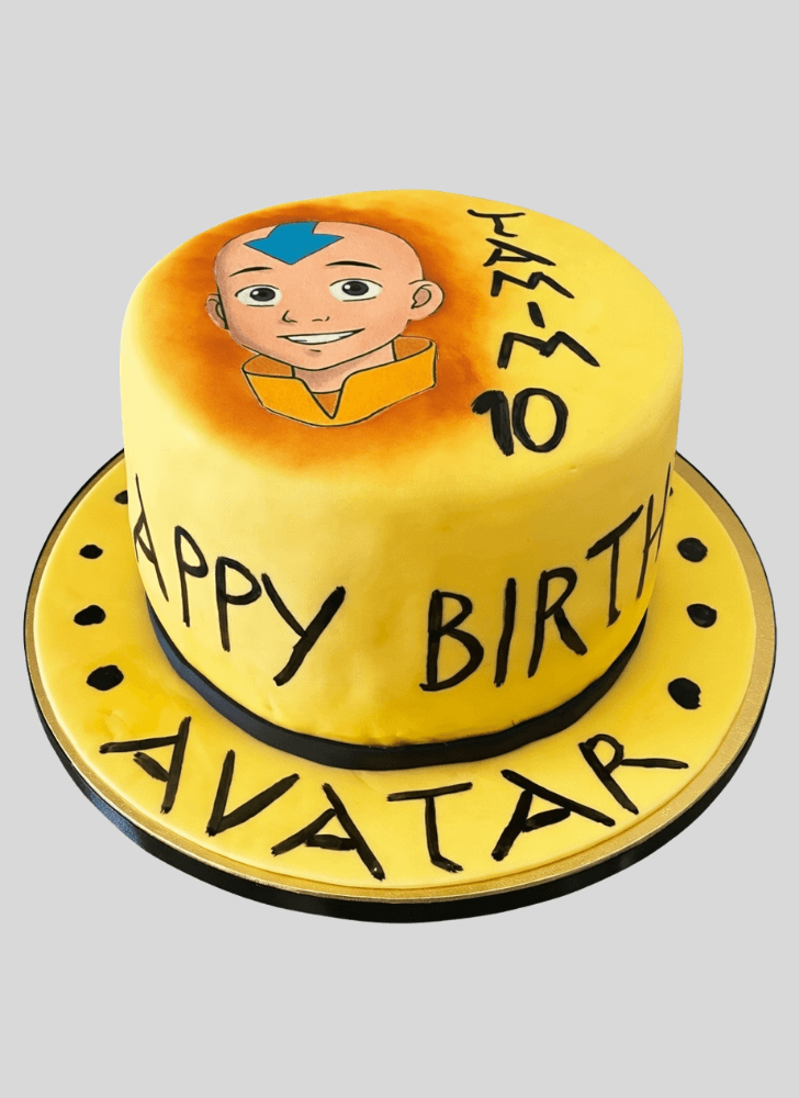 Shapely Aang Cake