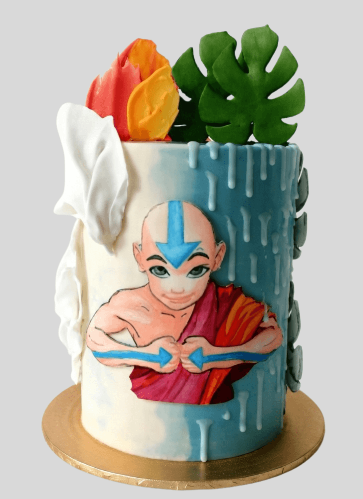 Stunning Aang Cake