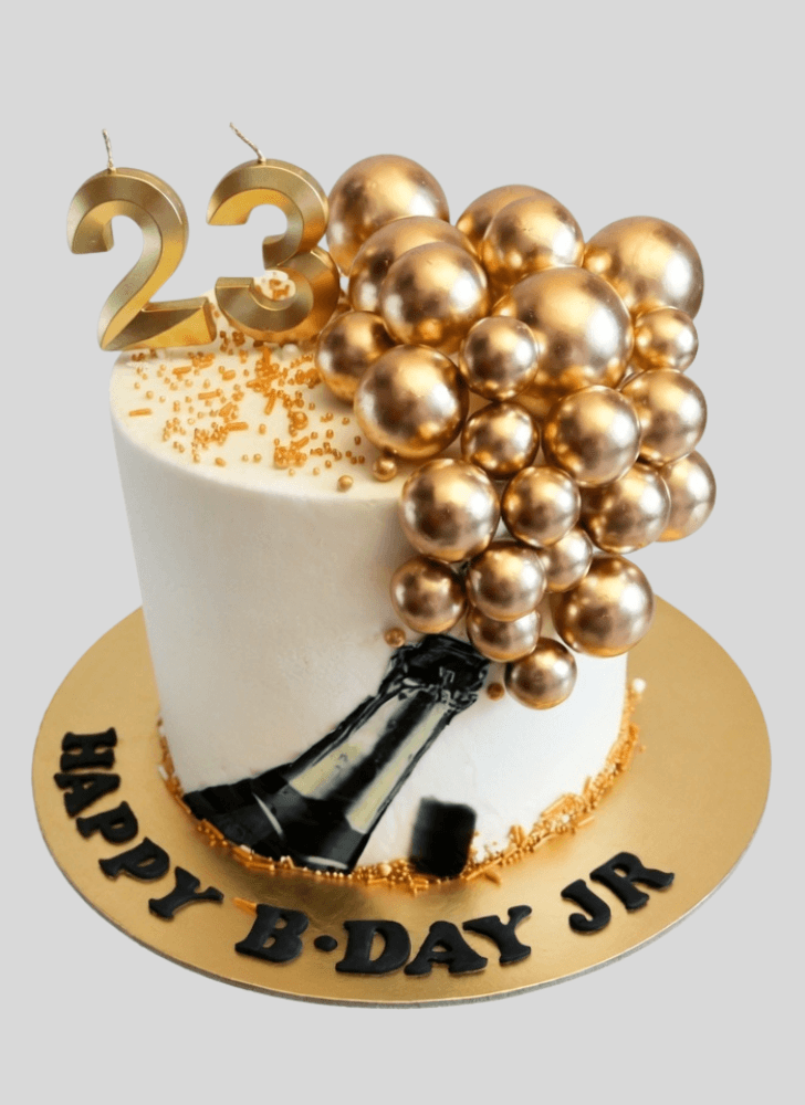 Enticing Bubbles Cake