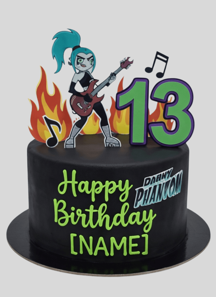 Magnetic Danny Phantom Cake