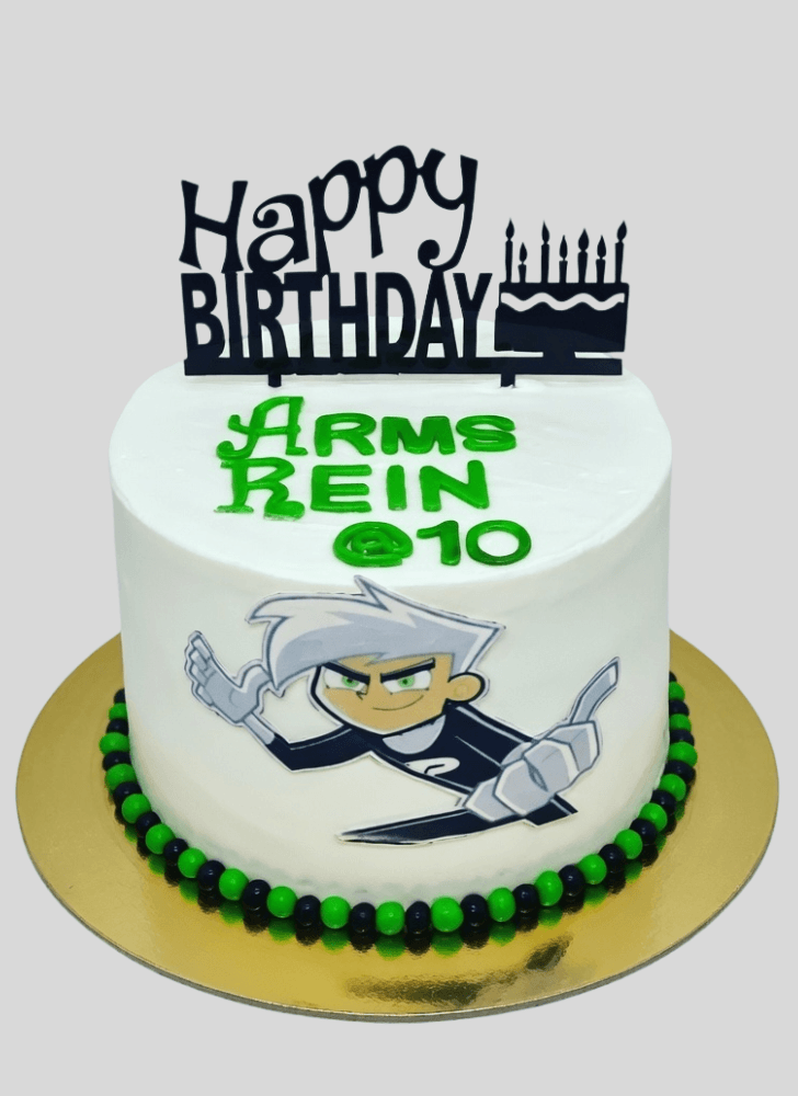 Slightly Danny Phantom Cake