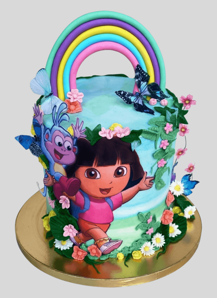 Captivating Dora The Explorer Cake