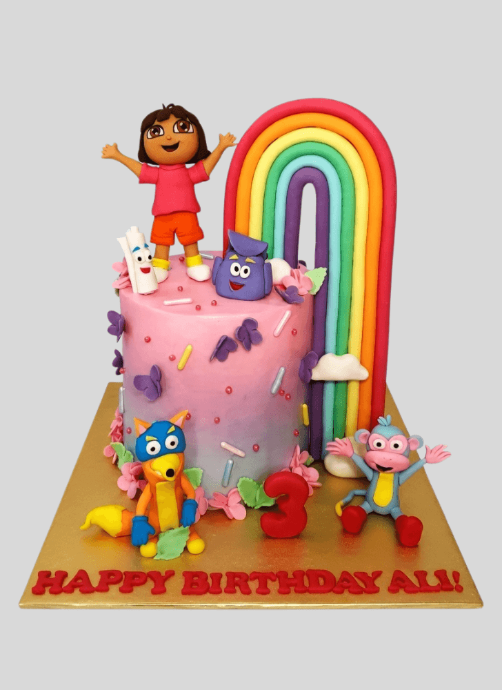 Classy Dora The Explorer Cake