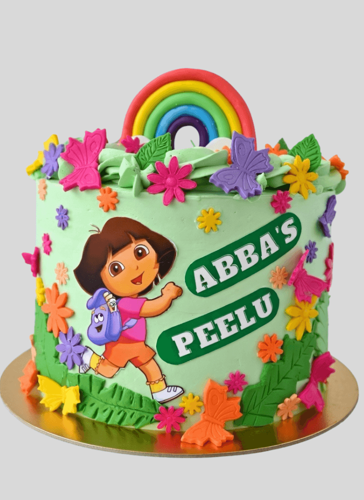 Comely Dora The Explorer Cake