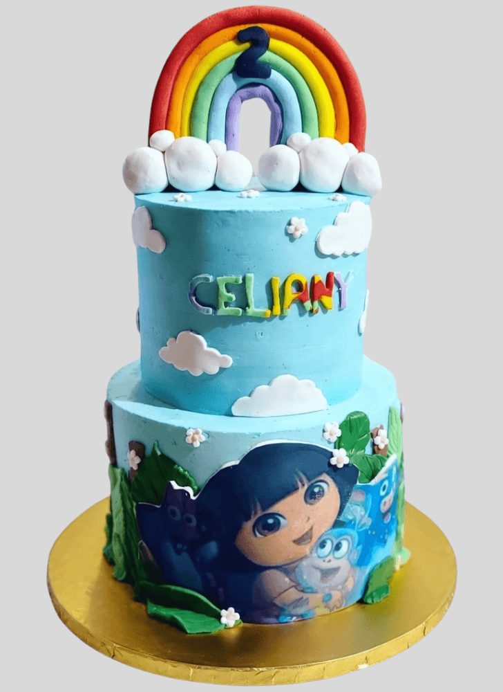 Cute Dora The Explorer Cake