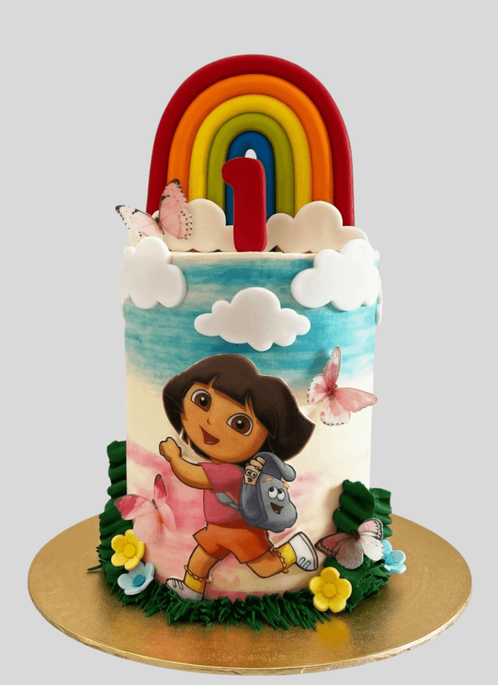 Delightful Dora The Explorer Cake