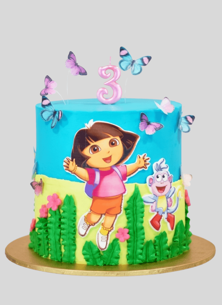Enthralling Dora The Explorer Cake