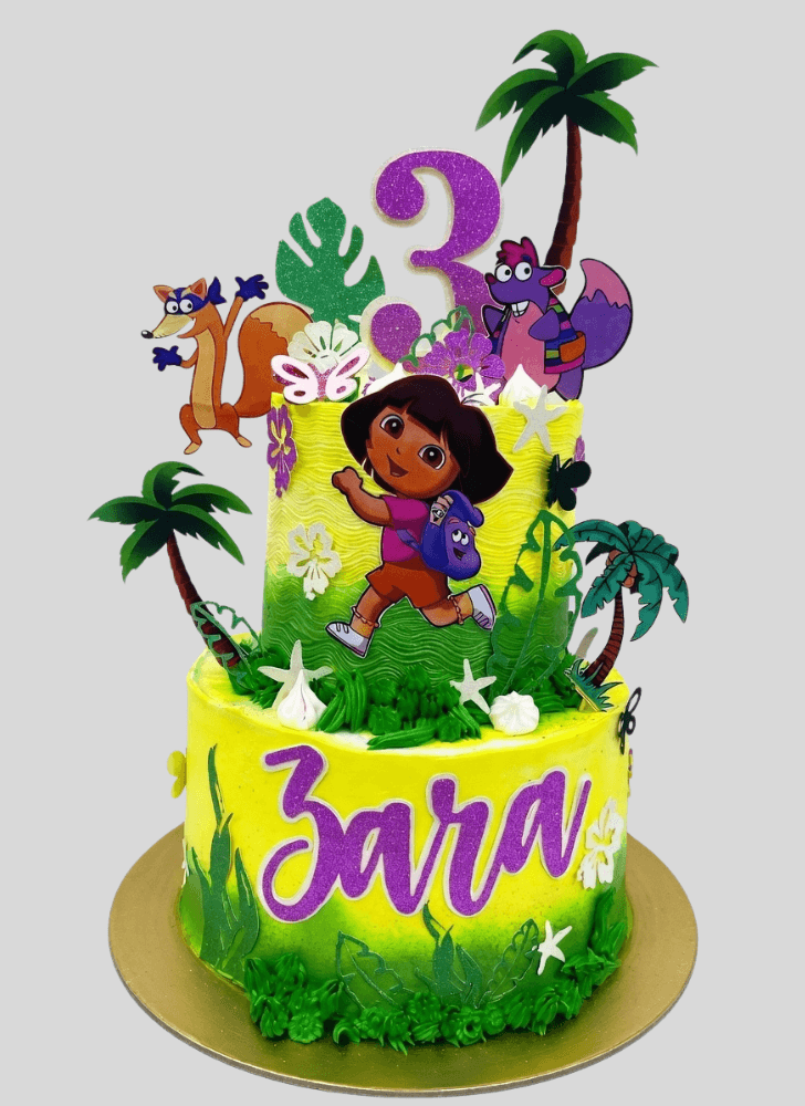 Exquisite Dora The Explorer Cake