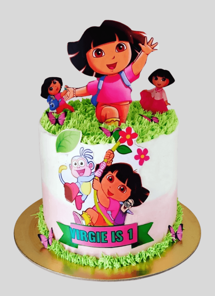 Fascinating Dora The Explorer Cake
