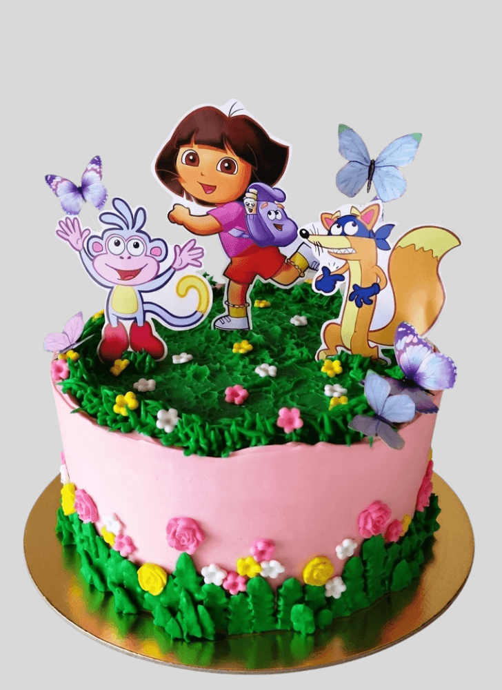 Marvelous Dora The Explorer Cake