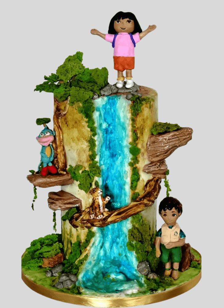 Mesmeric Dora The Explorer Cake