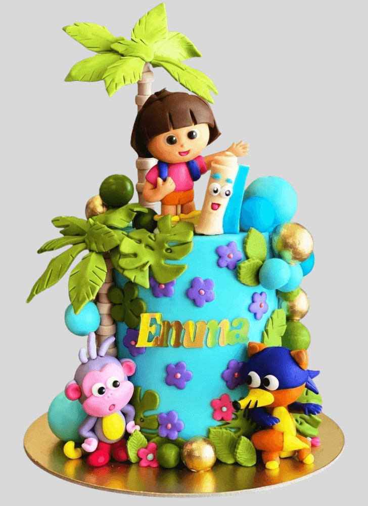 Radiant Dora The Explorer Cake