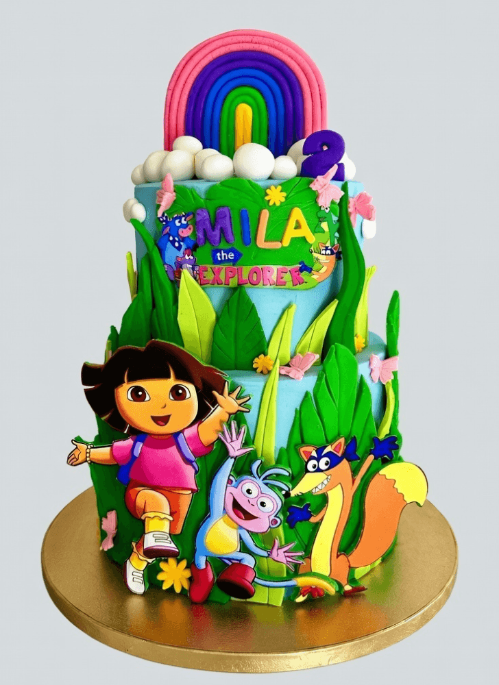 Splendid Dora The Explorer Cake
