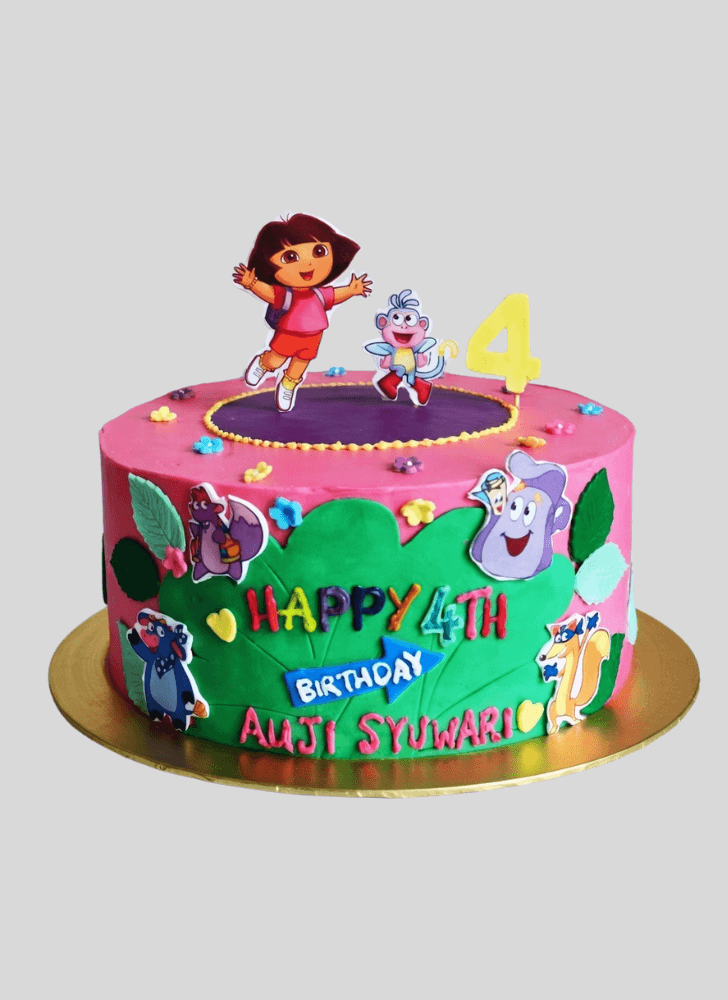 Stunning Dora The Explorer Cake