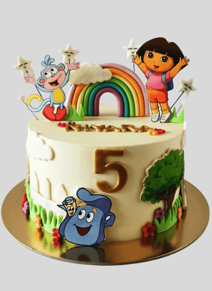 Superb Dora The Explorer Cake