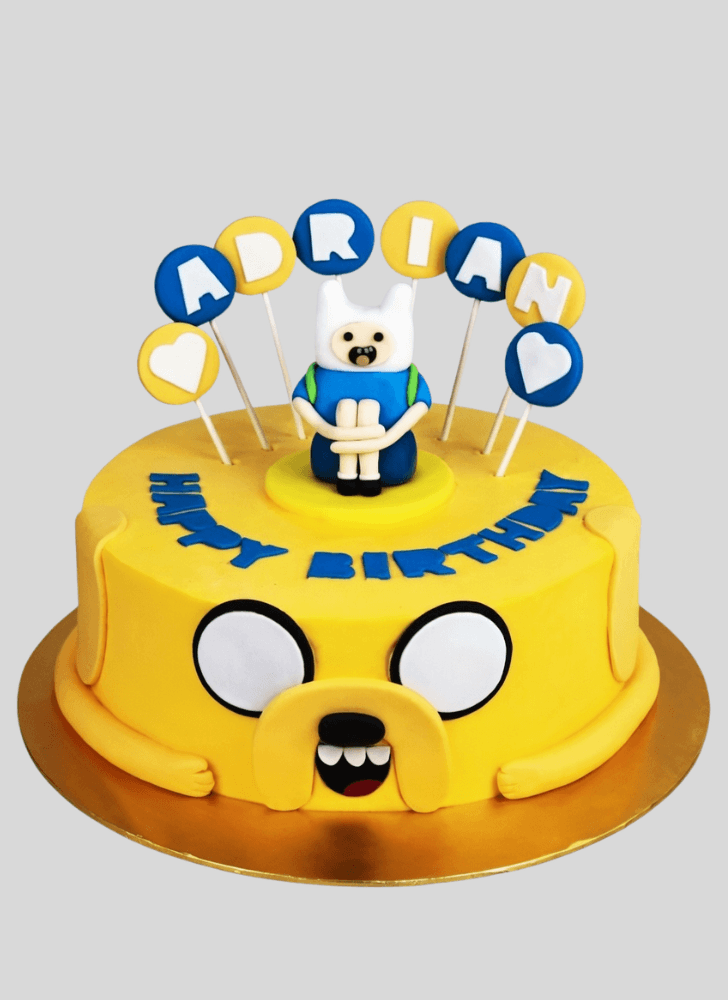 Wonderful Jake The Dog Cake Design