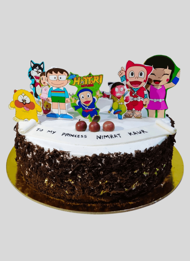 Alluring Ninja Hattori Cake