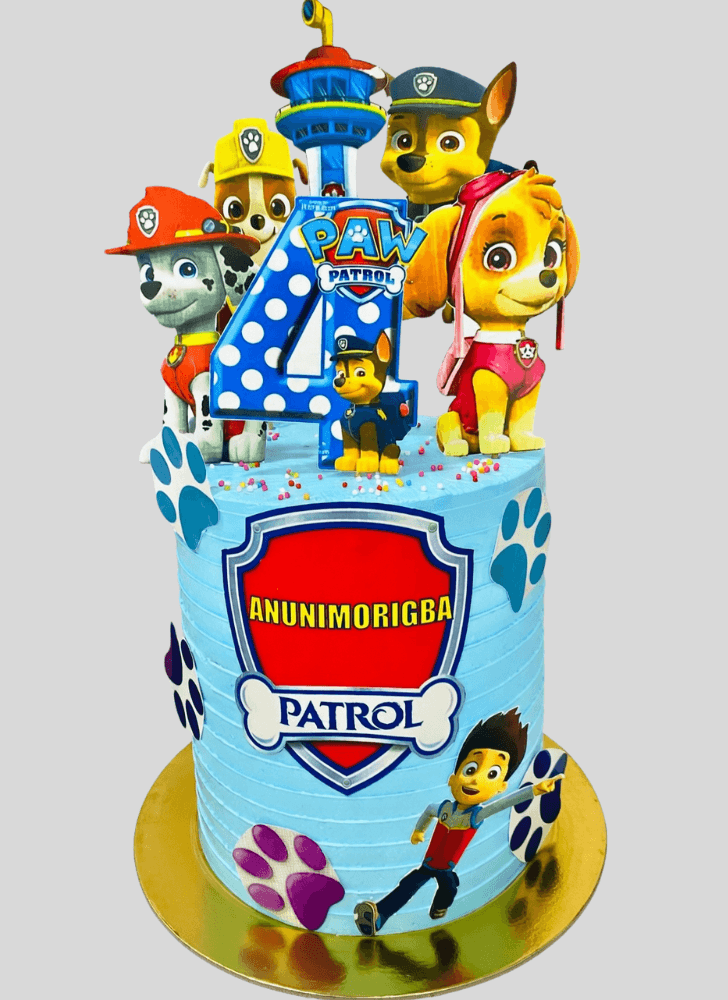 Charming Paw Patrol Cake
