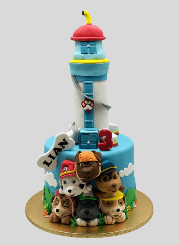 Inviting Paw Patrol Cake