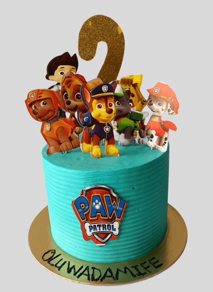 Lovely Paw Patrol Cake Design